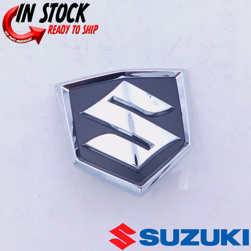 SUZUKI FRONT BUMPER EMBLEM STICKER "S " OZARK, EIGER, VINSON, GENUINE OEM NEW